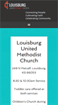 Mobile Screenshot of louisburgumc.org